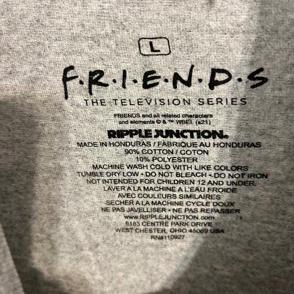 Friends Central Perk Christmas T-Shirt How You Doin' Holiday Tee‎ large - Picture 6 of 6